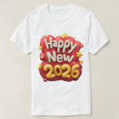 2026 new year  t-shirt (Design voorkant)