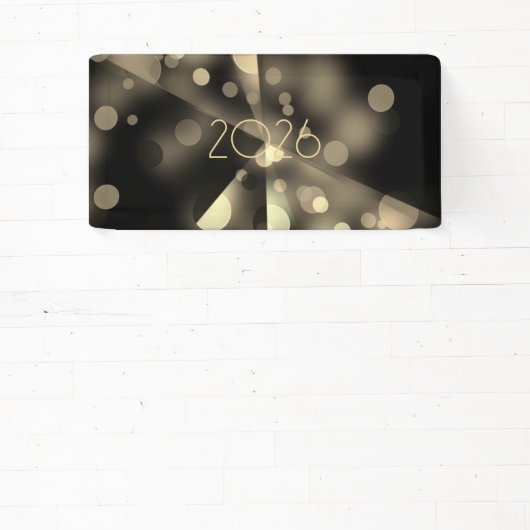 2026 new year with golden bubbles spandoek (Insitu)