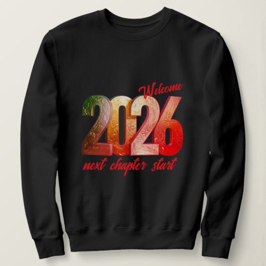 2026 NEW YEAR WOMENS BASIC SWEATSHIRT (Design voorkant)