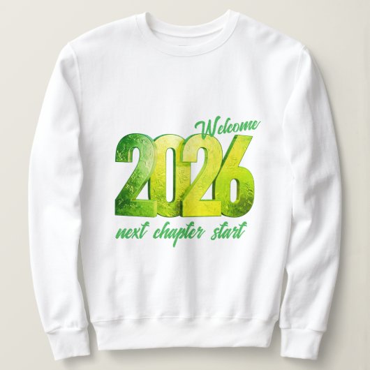 2026 NEW YEAR WOMENS BASIC SWEATSHIRT (Design voorkant)