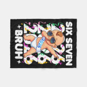 2026 New Years Baby Six Seven Bruh Funny Cool Dabb Fleece Deken (Voorkant (Horizontaal))