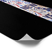 2026 New Year's Party Funny Fireworks Party New Ye Poster (Hoek)