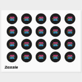 2026 Nieuw 2016 Internet Nostalgie Ronde Sticker (Vel)