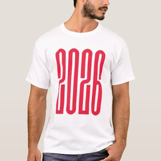 2026 Nieuw Basisheren T-shirt  (Voorkant)