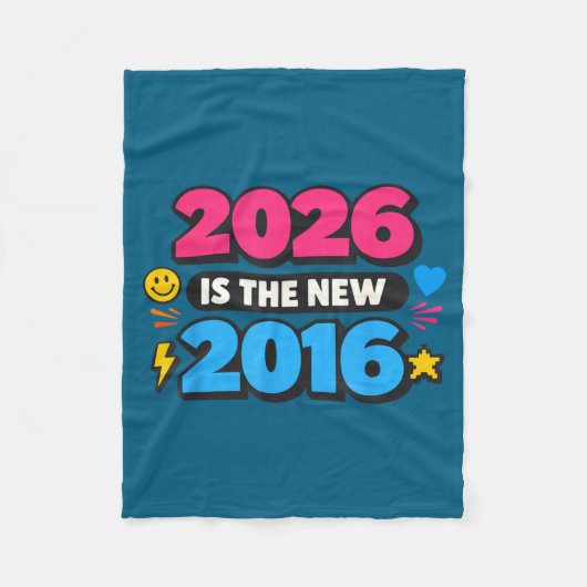 2026 Nieuwe 2016 Internet Nostalgie Ontwerp Fleece Deken (Voorkant)