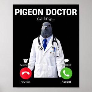 2026 nieuwe brainrot internet meme dokter duif poster
