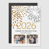 2026 Nieuwjaar Feestelijk Vuurwerk 2 Foto Magnetis (Voorkant / Achterkant)