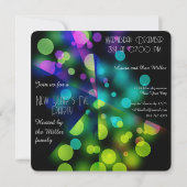 2026 Nieuwjaar met meerkleurige bubbels (Achterkant)