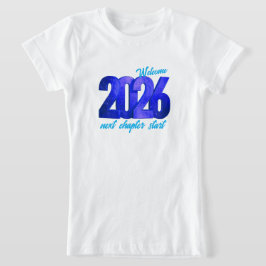 2026 NIEUWJAARS MEISJES FIJNE JERSEY TSHIRT