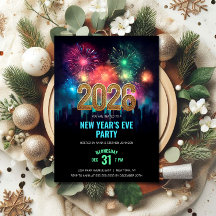 2026 Nieuwjaarsfeest Elegant Vuurwerk