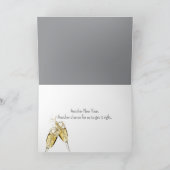 2026 Nieuwjaarsfeest Humor Feestdagen Kaart (Binnen)