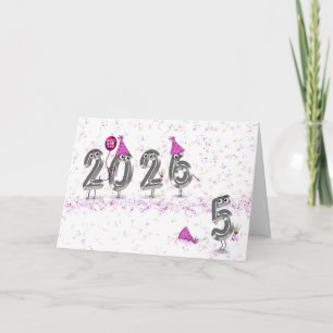 2026 Nieuwjaarsfeest Humor Feestdagen Kaart