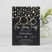 2026 Nieuwjaarsfeest Kaart (Staand voorkant)