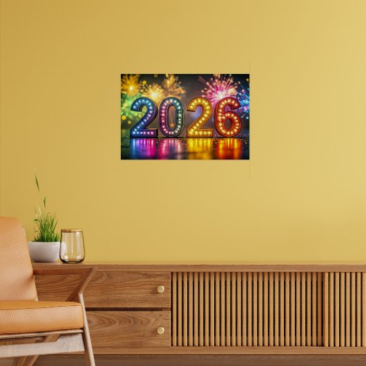 2026, Nieuwjaarsviering, Poster (Woonkamer 2)