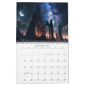2026 Nightscapes 2 Surreal Space Landscape Art Kalender (Jan 2026)