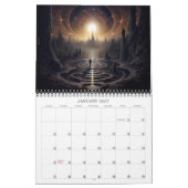 2026 Nightscapes 3 Surreal Space Landscape Art Kalender (Jan 2027)