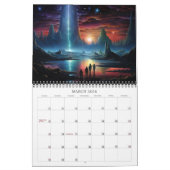 2026 Nightscapes 3 Surreal Space Landscape Art Kalender (Mar 2026)