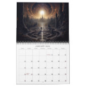 2026 Nightscapes 3 Surreal Space Landscape Art Kalender (Jan 2026)