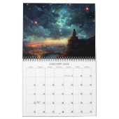 2026 Nightscapes 4 Surreal Space Landscape Art Kalender (Jan 2026)