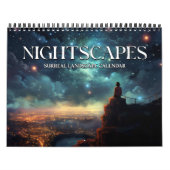 2026 Nightscapes 4 Surreal Space Landscape Art Kalender (Hoes)