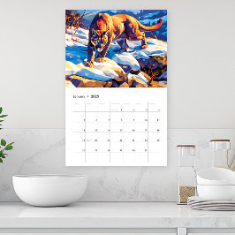 2026 Noord-Amerikaanse Wildlife Single Page Kalender