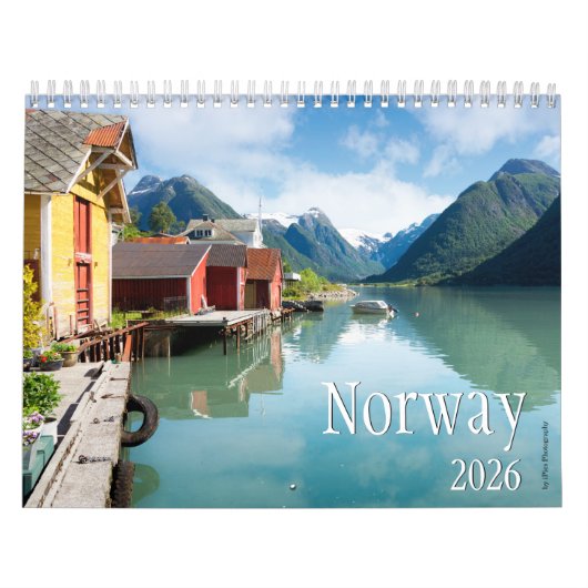 2026 Noorwegen landschapsfotografie Kalender (Hoes)