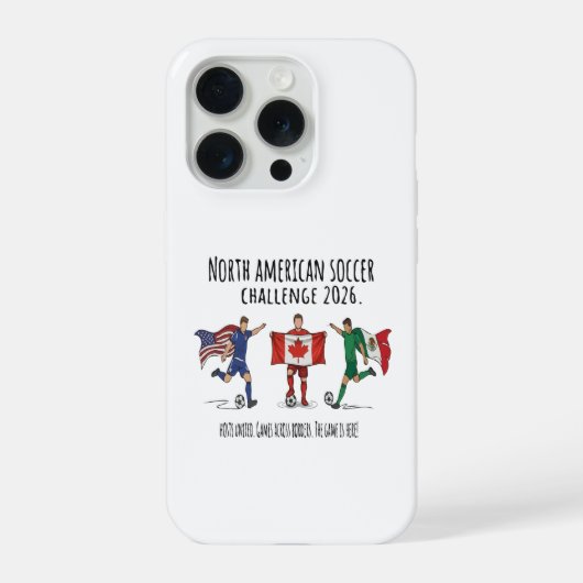 2026 North American Soccer Challenge Unity iPhone Hoesje (Achterkant)