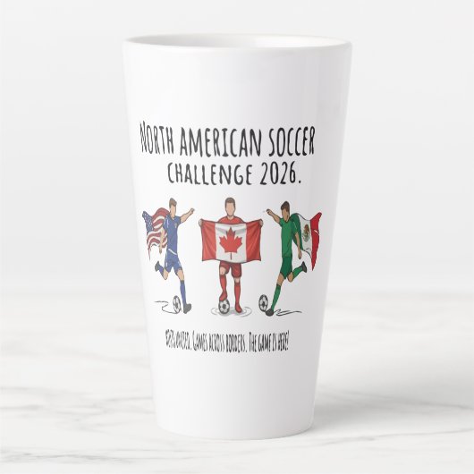 2026 North American Soccer Challenge Unity Latte Mok (Voorkant)