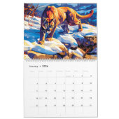 2026 North American Wildlife Twee pagina's groot Kalender (Jan 2026)