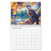 2026 North American Wildlife Twee pagina's klein Kalender (Feb 2025)