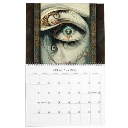 2026 Odd Country 3 Surreal Art Kalender (Feb 2026)