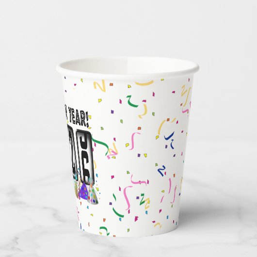 2026 Odometer Nieuwjaarsfeest Papieren Bekers (Links)