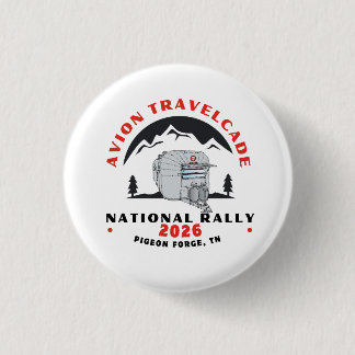 2026 OFFICIEEL Avion Travelcade Nat'l Rally T-Shir Ronde Button 3,2 Cm