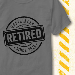 2026 Officieel Met Pensioen Retro Vintage Pensione T-shirt