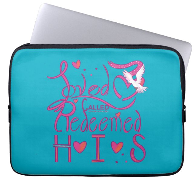 2026 omhuld met liefde laptop sleeve (Voorkant)