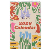 2026 One-Page Small Calendar – Clean and Modern Kalender (Hoes)