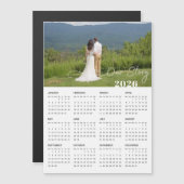 2026 Ons Verhaal Aangepaste Foto Magnetische Kalen (Voorkant / Achterkant)