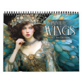 2026 op Painted Wings Fairies Angels Fantasy Art Kalender (Hoes)
