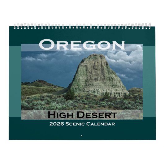 2026 Oregon High Desert Calendar Kalender (Hoes)