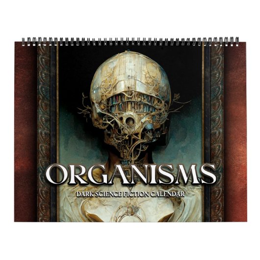 2026 Organisms 2 Surreal Dark Sci-Fi Kalender (Hoes)