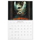 2026 Organisms Surreal Dark Sci-Fi Kalender (Mar 2026)