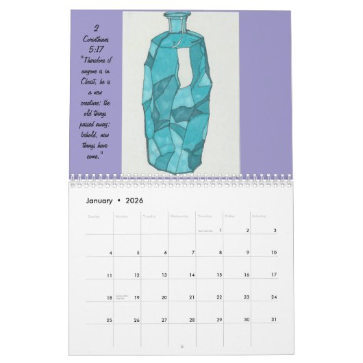2026 Original Art Calendar Kalender (Jan 2026)
