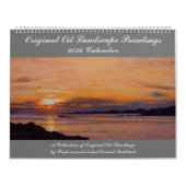 2026 Original Landscape Paintings Kalender (Hoes)