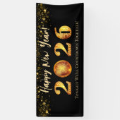 2026 Oud en Nieuw-feest Spandoek (Verticaal)