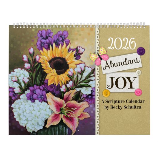 2026 Overvloedige Vreugde Schriftkalender Kalender (Hoes)