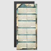 2026 Overzicht Kalender Magnetische Kaart (Voorkant / Achterkant)