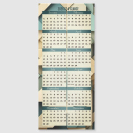 2026 Overzicht Kalender Magnetische Kaart