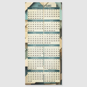 2026 Overzicht Kalender Magnetische Kaart