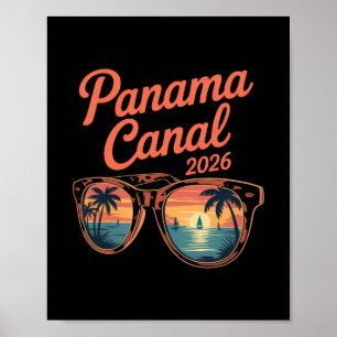 2026 Panamakanaal cruise gezinsreis vrienden groep Poster