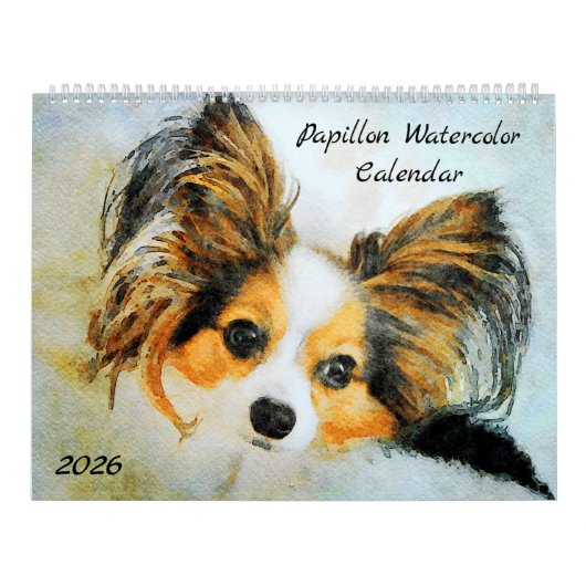 2026 Papillon Dog Mom Mama Lovers Owners Gift Kalender (Hoes)